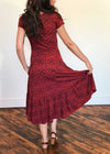 Julia Fennel Print Wrap Dress